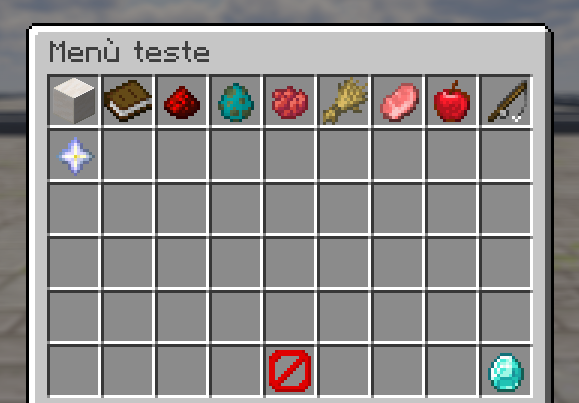 Menu principale dello shop delle teste