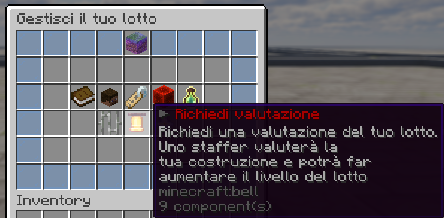 Pulsante per la richiesta di review al lotto